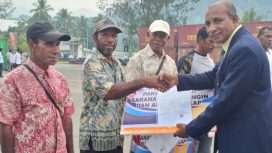 Kepala Dinas Perikanan Kabupaten Kepulauan Yapen Daniel Reba. (KabarPapua.co/Ainun Faathirjal)