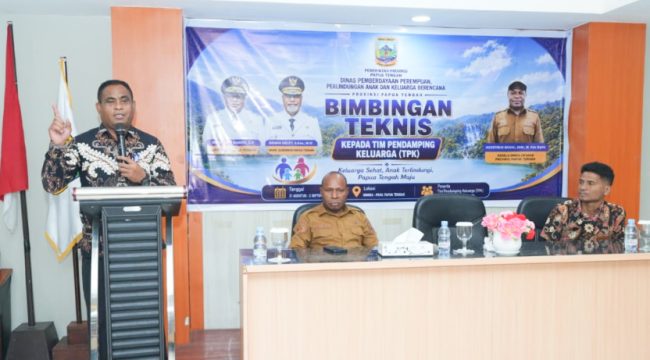 DP3AKB Provinsi Papua Tengah resmi membuka kegiatan Bimbingan Teknis (Bimtek) Tim Pendamping Keluarga (TPK). (Foto dok: IST) 
