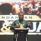 Bupati Jayawijaya, Atenius Murip saat memberikan sambutannya pada Doa dan Puasa Massal se-Tanah Papua. (Foto dok: Kominfo Jayawijaya)