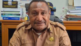 Kepala Dinkes Kabupaten Kepulauan Yapen, Karolis Tanawani. (Foto dok: IST)