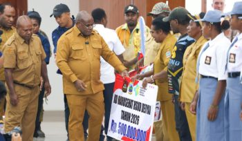 Gubernur Papua Tengah Meki Nawipa melanjutkan rangkaian kunker ke Kabupaten Deiyai. (Foto dok: IST)