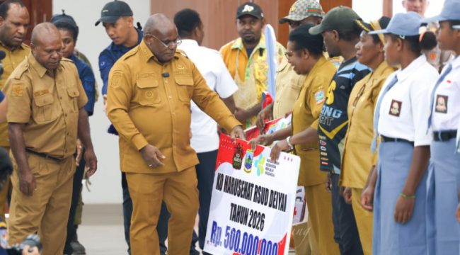 Gubernur Papua Tengah Meki Nawipa melanjutkan rangkaian kunker ke Kabupaten Deiyai. (Foto dok: IST)