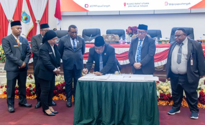 
					Pemprov Papua Tengah: 36 Raperda Sebagai Harapan Rakyat Demi Masa Depan. (Foto dok: papuatengahprov.go.id)