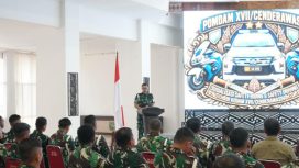 Pomdam XVII Cenderawasih memperkuat disiplin dan kesadaran personel dalam berlalu lintas melalui Sosialisasi dan Pembekalan Tata Cara serta Etika Berkendara. (Foto dok: IST)