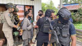 Penggerebekan sarang KKB di Dekai, Kabupaten Yahukimo. Foto: Satgas Damai Cartensz