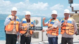 PLN Indonesia Power UBP Holtekamp turut berpartisipasi melalui program PLN Unit Pelaksana Pembangkitan menghadirkan rumah ikan berbahan Fly Ash and Bottom Ash (FABA),Foto: PLN IP UBP Holtekamp