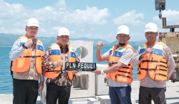 PLN Indonesia Power UBP Holtekamp turut berpartisipasi melalui program PLN Unit Pelaksana Pembangkitan menghadirkan rumah ikan berbahan Fly Ash and Bottom Ash (FABA),Foto: PLN IP UBP Holtekamp