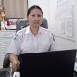 Kepala Puskesmas Serui Kota dr. Agnes Irayne Lakoy saat ditemui di ruang kerjanya. (KabarPapua.co/Ainun Faathirjal)