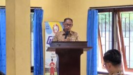 Wabup Kepulauan Yapen, Roi Palunga, hadiri Aksi Konvergensi 5 Percepatan Penurunan Stunting Tahun 2026 di Aula Kantor DP3AKB Kepulauan Yapen. (Foto dok: IST)