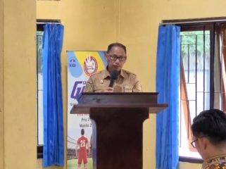 Wabup Kepulauan Yapen, Roi Palunga, hadiri Aksi Konvergensi 5 Percepatan Penurunan Stunting Tahun 2026 di Aula Kantor DP3AKB Kepulauan Yapen. (Foto dok: IST)