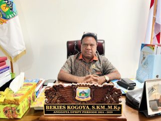 Wakil Ketua III DPRP Papua Tengah, Bekies Kogoya, S.KM., M.Kp. 
