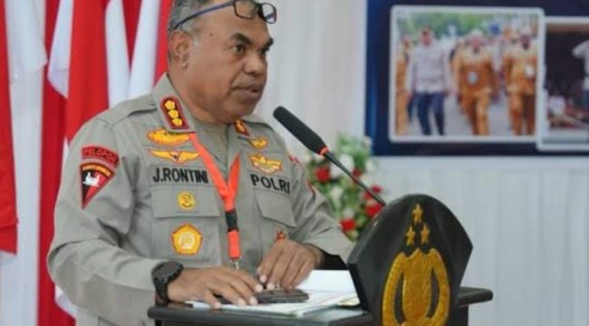 Kapolda Papua Tengah, Brigjen Polisi Jeremias Rontini. (KabarPapua.co/Agies Pranoto) 