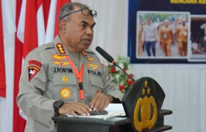 
					Kapolda Papua Tengah, Brigjen Polisi Jeremias Rontini. (KabarPapua.co/Agies Pranoto) 