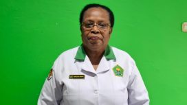 Kepala Kantor Kementerian Agama Kabupaten Kepulauan Yapen, Adolina Wopi, S.Th. Foto: Ainun Faathirjal/KabarPapua.co