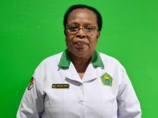 Kepala Kantor Kementerian Agama Kabupaten Kepulauan Yapen, Adolina Wopi, S.Th. Foto: Ainun Faathirjal/KabarPapua.co