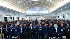 Foto bersama usai pembukaan Pelatihan Kader Penggerak untuk Pengembangan Partai Angkatan X di Akademi Bela Negara Partai NasDem, Jakarta. (Foto dok: IST)