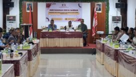 Pengurus dan anggota KKSS Kepulauan Yapen mengikuti Musyawarah Kerja Daerah untuk menetapkan program kerja periode 2026-2031. (KabarPapua.co/Ainun Faathirjal)