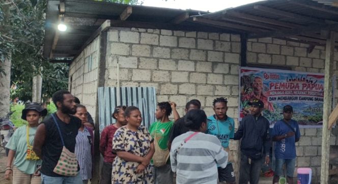 
					Peringatan Sumpah Pemuda ke-9 di Kampung Arsopura, Distrik Skanto, Kabupaten Keerom. Foto: ist