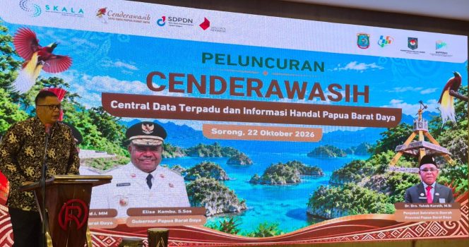 
					Peluncuran Portal Cenderawasih Papua Barat Daya. Foto: ist