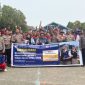 Berfoto bersama dalam kegiatan sosialisasi penerimaan peserta didik di SMA Kemala Taruna Bhayangkara. (KabarPapua.co/Agies Pranoto)
