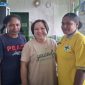 Para tenaga medis dan dokter Puskesmas Ansus Christy Ratu. (KabarPapua.co/Ainun Faathirjal)