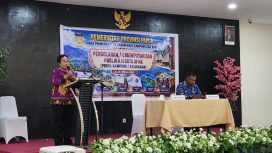 Dinas Pemberdayaan Masyarakat Kampung dan Adat (DPMK) Provinsi Papua menggelar kegiatan Pengolahan, Penginputan, dan Publikasi Data DPMK untuk Tahun Anggaran 2026 yang dilaksanakan di Sarmi, Kamis 15 Oktober 2026. Foto: DPMK Papua