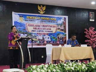 Dinas Pemberdayaan Masyarakat Kampung dan Adat (DPMK) Provinsi Papua menggelar kegiatan Pengolahan, Penginputan, dan Publikasi Data DPMK untuk Tahun Anggaran 2026 yang dilaksanakan di Sarmi, Kamis 15 Oktober 2026. Foto: DPMK Papua