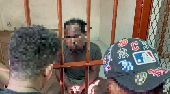 Penangkapan KK, pria 33 tahun yang masuk dalam Daftar Pencarian Orang (DPO) terkait dugaan tindak pidana penganiayaan berat dan percobaan pemerkosaan. Foto: Satgas Damai Cartensz