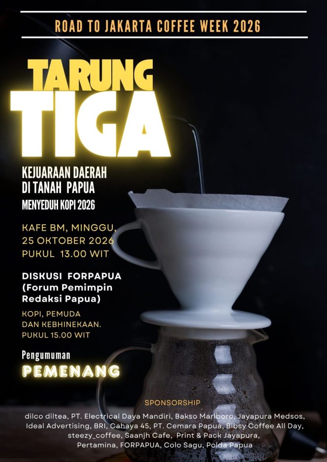
					Kala Kompetisi Manual Brew Tarung Ti3a Regional Papua Menyatukan Keberagaman