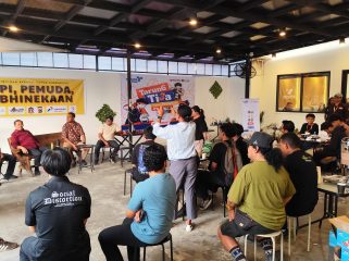 Bincang Sagu Kepemudaan di Kota Jayapura dalam rangka Hari Sumpah Pemuda ke-98 tahun. Foto: Katharina/KabarPapua.co  