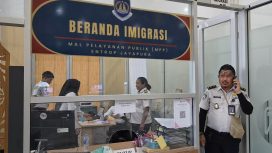 Beranda Imigrasi yang berada di Entrop Kota Jayapura. Foto: Imelda/KabarPapua.co