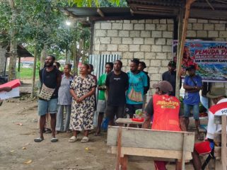 Peringatan Sumpah Pemuda ke-9 di Kampung Arsopura, Distrik Skanto, Kabupaten Keerom. Foto: ist