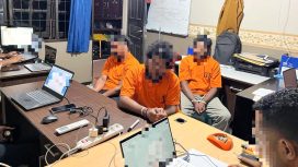 Satgas Kepolisian Operasi Damai Cartenz-2026 menangkap 3 orang terduga kepemilikan dan peredaran amunisi ilegal di Kabupaten Mimika, Provinsi Papua Tengah. Foto: Satgas Damai Cartenz